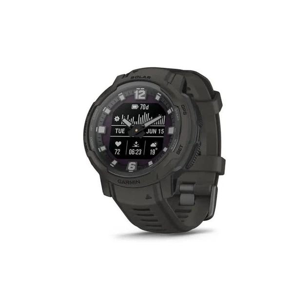 Смарт-годинник Garmin Instinct Crossover Solar, Graphite (010-02730-01) - изображение 1