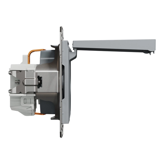 Розетка Schneider Electric ASFORA з кришкою, сталь (EPH3100162) - зображення 3