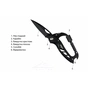 Ніж Tribe Carabiner Knife (T-MG-0014-black) - зменшене зображення 7