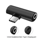 Переходник USB-C M to USB-C F + 3.5mm F black XoKo (AC-205-BK) - уменьшенное изображение 3