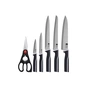 Набір ножів Bergner Kyoto, з ножицями, 6 предметів (BG-8986-MM) - уменьшенное изображение 1