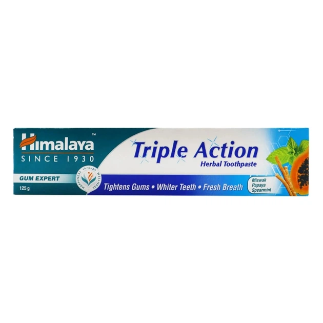 Зубна паста Himalaya Herbals Потрійної дії 125 мл (6291107225739) - изображение 1