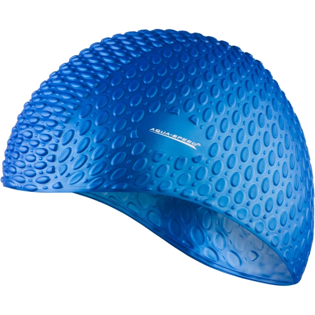 Шапка для плавания Aqua Speed Bubble 102-01 блакитний Уні OSFM (5908217635730) - изображение 1