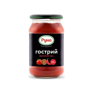 Соус Руна Гострий фірмовий 485 г (4820015943170) изображение 1