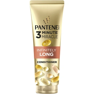 Кондиціонер для волосся Pantene Pro-V 3 Minute Miracle Infinitely Long 220 мл (8700216545716) зображення 1
