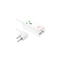 Сетевой фильтр питания HOCO AC9A 1 роз, 2 USB,USB-C, 30W, 1,5м, White (AC9AW) - уменьшенное изображение 2