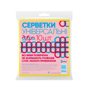 Серветки для прибирання Добра Господарочка універсальні 10 шт. (4820086521147) зображення 1