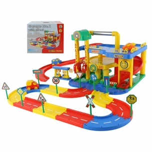 Ігровий набір Polesie Гараж №1 з дорогою (у коробці) (37831) зображення 1