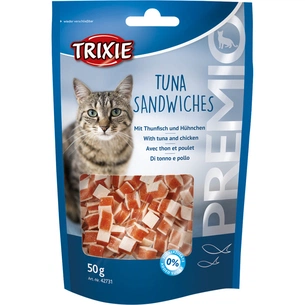 Ласощі для котів Trixie Premio Tuna Sandwiches тунець 50 г (4011905427317) зображення 1