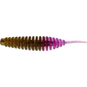 Силікон рибальський FishUP Tanta 2" 249 - Green Pumpkin/Violet (9шт/уп) (1864.11.03) зображення 1