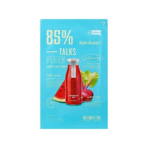 Маска для обличчя Missha Talks Vegan Squeeze Sheet Mask Hydro Booster 27 г (8809643533720) изображение 1