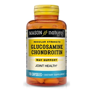 Вітамінно-мінеральний комплекс Mason Natural Глюкозамін та Хондроїтин, Glucosamine Chondroitin Regular St (MAV12481) зображення 1