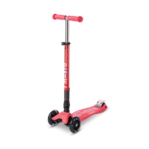 Самокат Micro Maxi Deluxe Foldable LED Coral Pink (MMD093) зображення 1