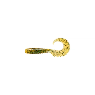 Силікон рибальський FishUP Fancy Grub 2" 036 - Caramel/Green&Black (10шт/уп) (1862.00.54) зображення 1