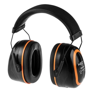 Захисні навушники Neo Tools SNR 30дБ, категорія III, ізолююча піна G-TECH, 0.26кг, чорні (97-563) изображение 1
