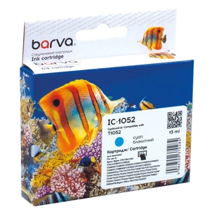 Картридж Barva Epson T0732/T1052 (C13T10524A10) 360ст, cyan (IC-1052) зображення 1