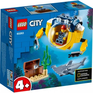 Конструктор LEGO City Океан: підводний мінічовен 41 деталь (60263) зображення 1