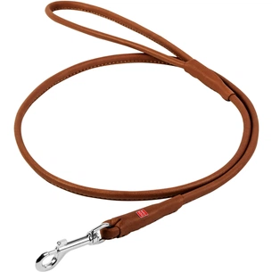 Повідець для собак WAUDOG Soft круглий XS d6 Д 183 см коричневий (73496) зображення 1