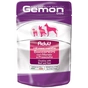 Вологий корм для собак Gemon Dog Wet Adult шматочки з яловичиною та шинкою 100 г (8009470300605) - зменшене зображення 1