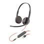 Навушники Poly BlackWire C3225 USB-A HS Stereo Black (80S11AA) - зменшене зображення 1