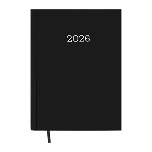 Тижневик Buromax датований 2026 MONOCHROME A5 чорний (BM.2160-01) зображення 1