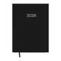 Тижневик Buromax датований 2026 MONOCHROME A5 чорний (BM.2160-01) - уменьшенное изображение 1
