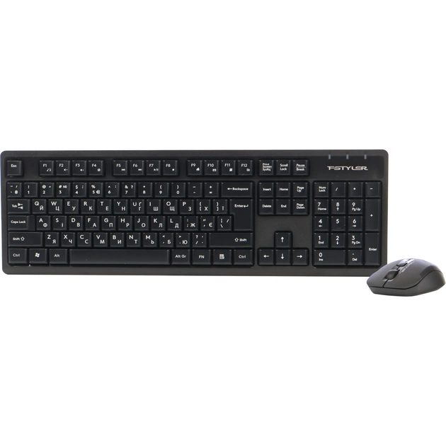 Комплект A4Tech FG1200S Wireless UA Black (4711421003193) - изображение 1