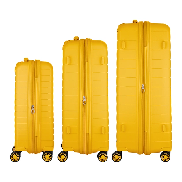 Набір валіз 2E Aero (L+M+S), бурштиново-жовті (2E-SPP-AERO-SET3-AY) - зображення 6
