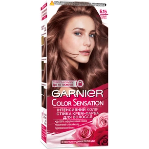 Фарба для волосся Garnier Color Sensation 6.15 Чуттєвий шатен 110 мл (3600542072021) зображення 1