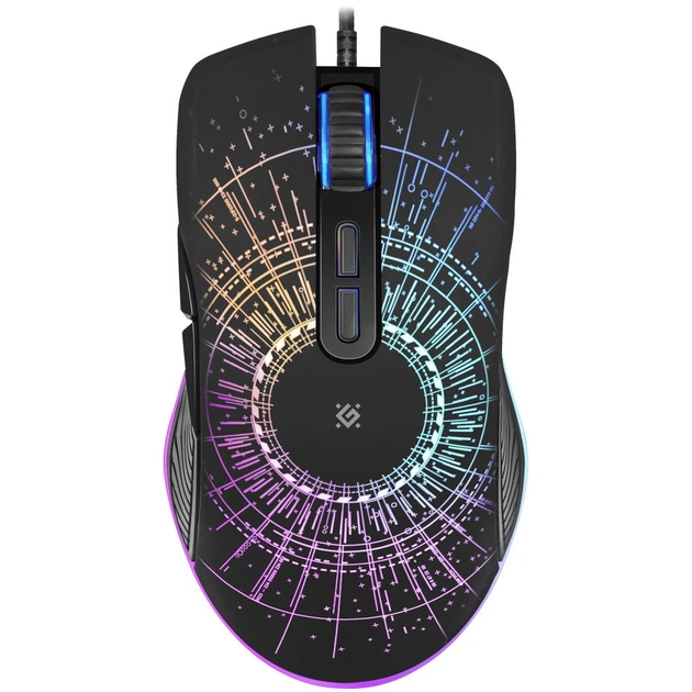 Мишка Defender Sirius GM-660L RGB Black (52660) - зображення 1