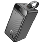Батарея універсальна HOCO 90000mAh Element PD/20W, QC/FCP/SCP/AFC/22.5W, LCD, LED Lamp Black (J123D / 714778) - зменшене зображення 1