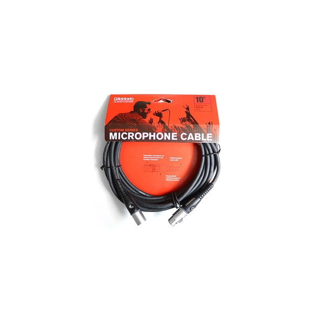 Мікрофонний кабель D'Addario Custom Series Microphone Cable 3m (PW-M-10) - picture 5