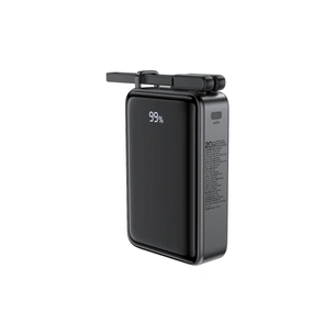 Батарея універсальна Acefast 20000mAh 67W PD/3.0, 20В/3.35A Type-C, USB-A, with cable, Li-ion M4 Black (6974316282723) изображение 1
