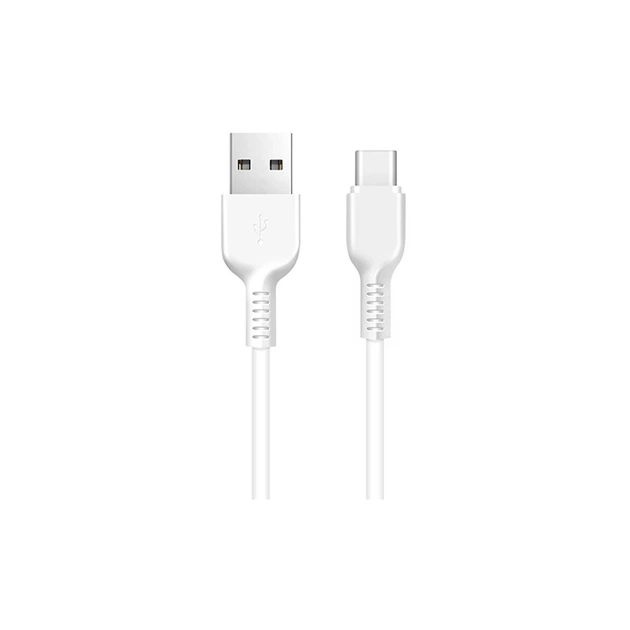 Дата кабель USB 2.0 AM to USB-C 2.0m 3A X20 white HOCO (6957531068914) - изображение 1
