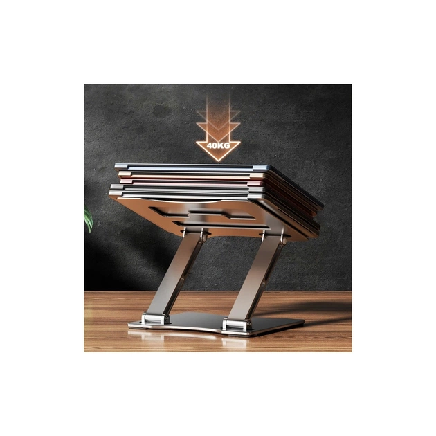 Подставка для ноутбука RTAKO RS-CP75A Dual-Layer Carbon Steel Laptop Stand (6930539527331) - изображение 10