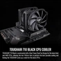 Кулер до процесора ThermalTake TOUGHAIR 710 Black (7 CL-P117-CA14BL-A) - зменшене зображення 9