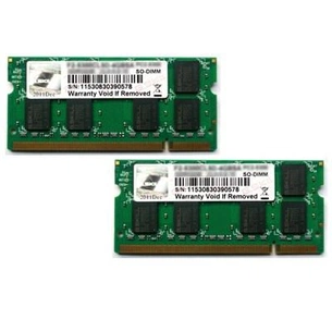 Модуль пам'яті для ноутбука SoDIMM DDR2 2GB (2x1GB) 800 MHz G.Skill (F2-6400CL5D-2GBSA) зображення 1