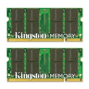 Модуль пам'яті для ноутбука SoDIMM DDR2 4GB (2x2GB) 667 MHz Kingston (KTA-MB667K2/4G) зображення 1