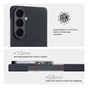 Чехол для мобильного телефона Armorstandart BlackIcon Aramid Twill MagCase Samsung S26 Plus Black (ARM90146) - уменьшенное изображение 6