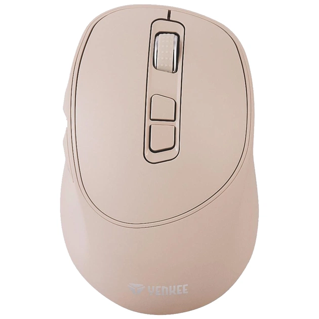 Мишка YENKEE YMS 2080BG Slider Wireless Beige (45019321) - зображення 1