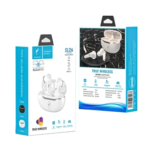 Bluetooth-гарнітура SkyDolphin TWS SL26 White (SDBTE-000189) зображення 1