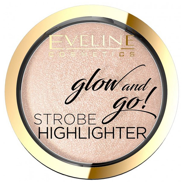 Хайлайтер Eveline Cosmetics Glow and Go! Strobe Highlighter 02 - Gentle Gold 8.5 г (5901761985108) - picture 1