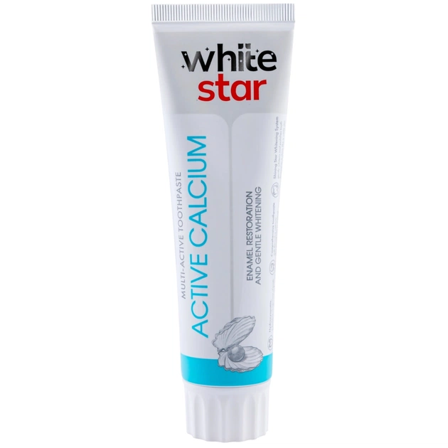 Зубна паста White Star Active Calcium 100 мл (3800237400294) - picture 4