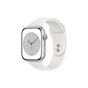 Смарт-годинник Apple Watch Series 8 GPS 45mm Silver Aluminium Case with White Sport Band - Regular (MP6N3UL/A) - зменшене зображення 1