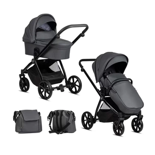 Коляска TUTIS 2 в 1 Mio Leather Light Grey (1232057) зображення 1