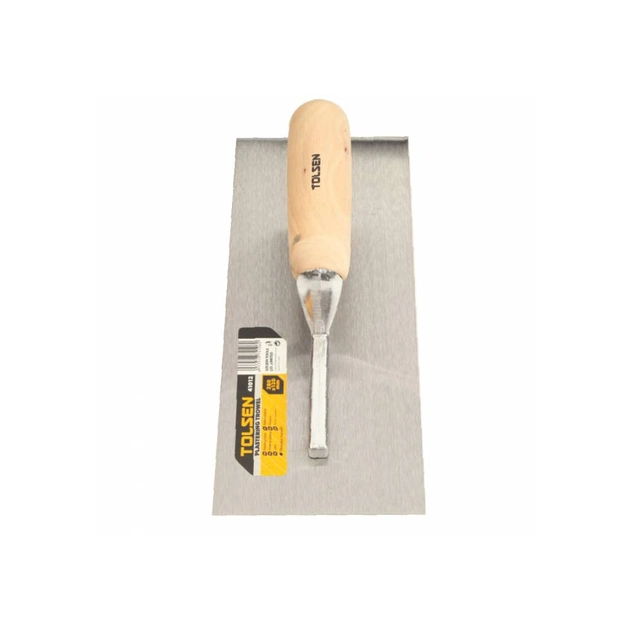 Затирка Tolsen сталева 280х120 мм дерев'яна ручка (41012) - picture 3