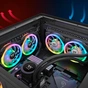 Кулер до корпусу ThermalTake SWAFAN 12 RGB Radiator Fan TT Premium Edition 3 Pack/Fan/12025 (CL-F137-PL12SW-A) - зменшене зображення 12
