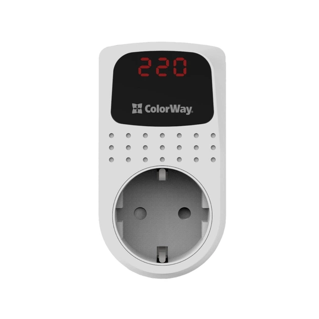 Реле напруги ColorWay DS2, white (CW-VR16-02D) - изображение 1