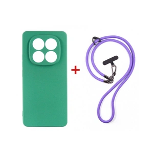 Чохол до мобільного телефона Dengos Case + Cross-body Strap Xiaomi Redmi Note 15 Pro 4G Mint+Purple (DG-KM-CCRB-40) зображення 1
