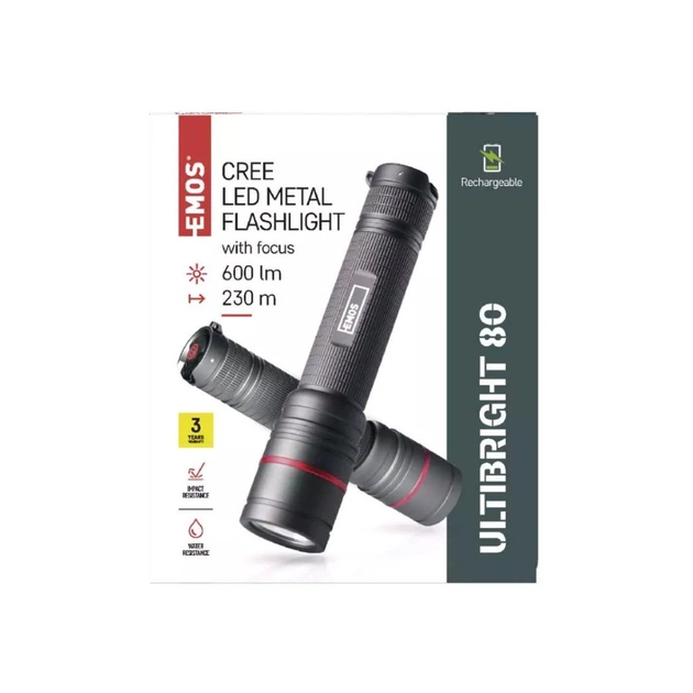 Ліхтар EMOS P3180 600Lm Li-ion Metal (P3180) - picture 11